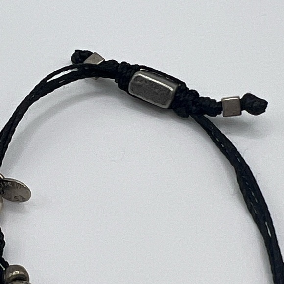 K & Z‎ black miyuki bead and silver toned slider bracelet - Picture 14 of 14